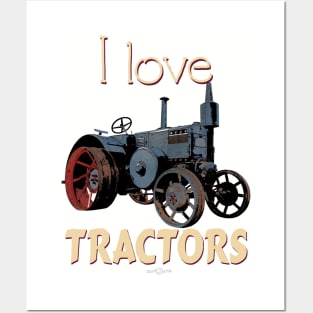 Lanz Bulldog tractor graphic Posters and Art